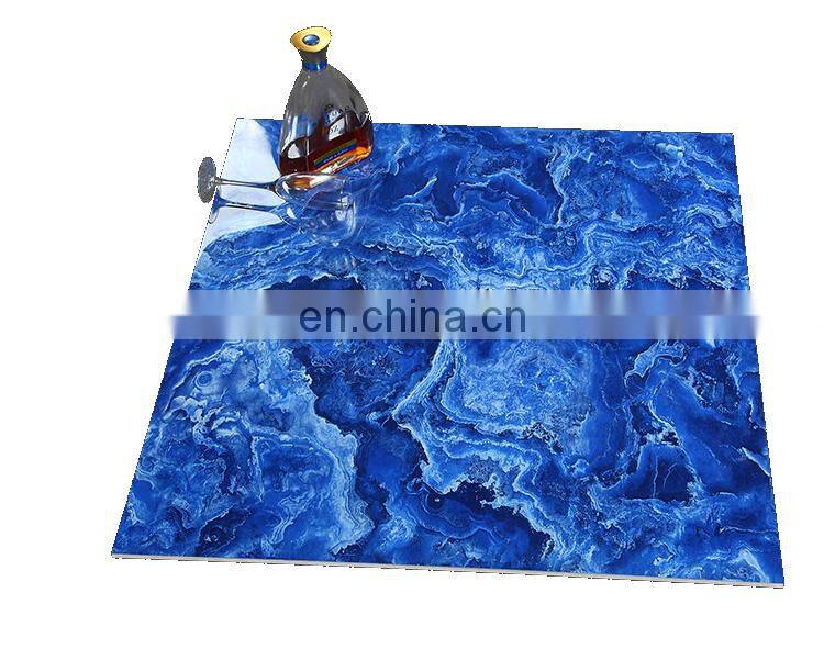 Wholesale Blue Veins Egyptian Artificial Marble Floor Tiles