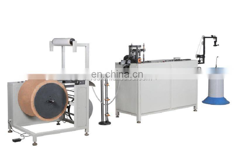 Automatic Double Loop Wire Forming and Spooling Machine O ring spool making machine