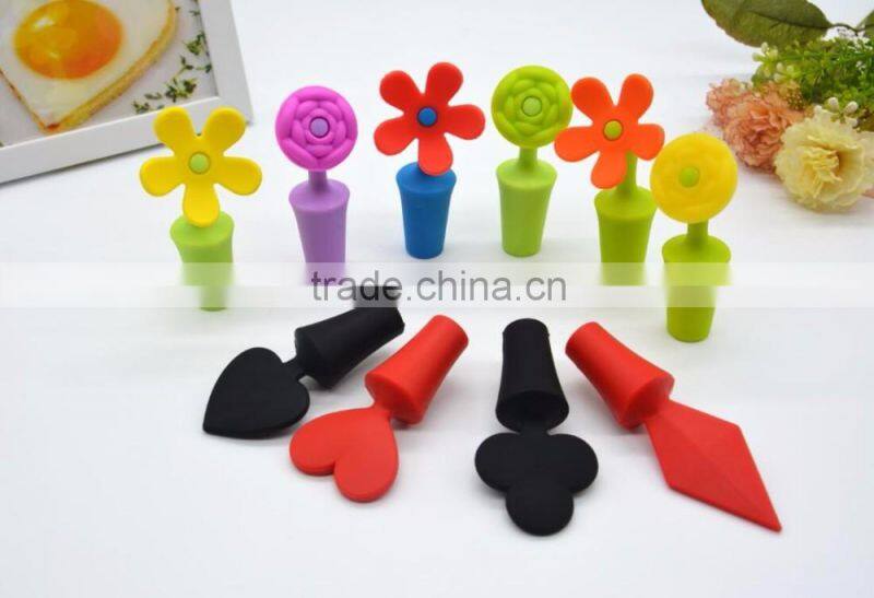 Made In China Wine Hottle Stopper Parts Hat Shape Silicone wine bottle stopper
