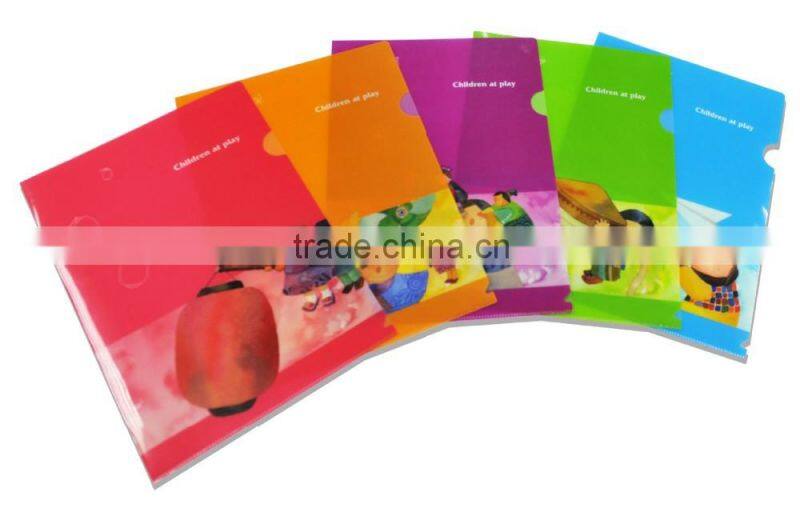Custom printed PVC file folders A4 size, a3 file folder customized