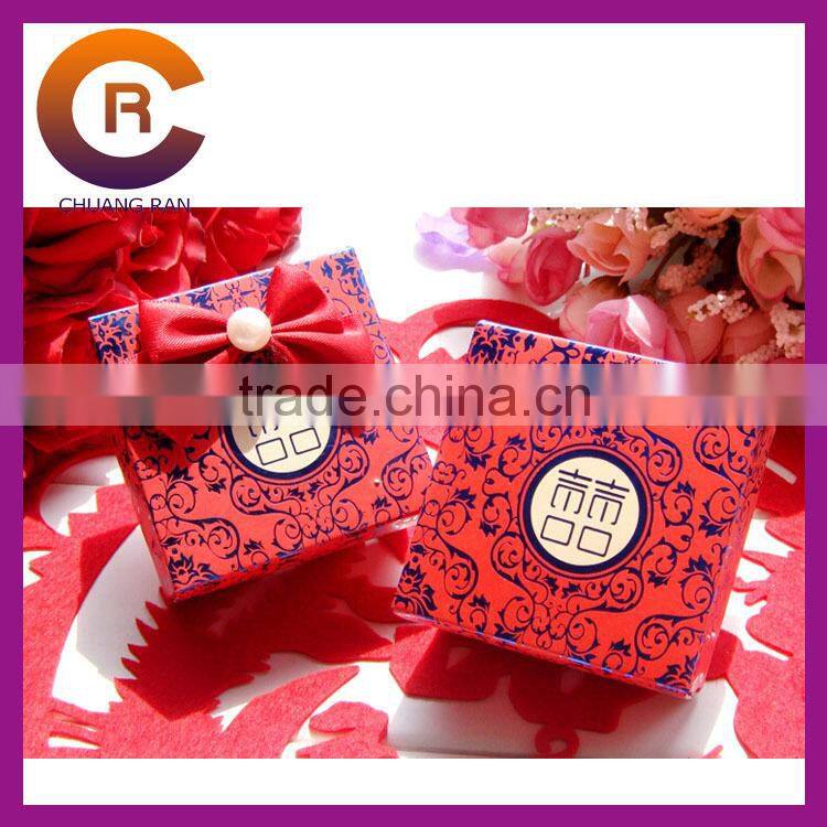 Custom made window paper small wedding cake boxes