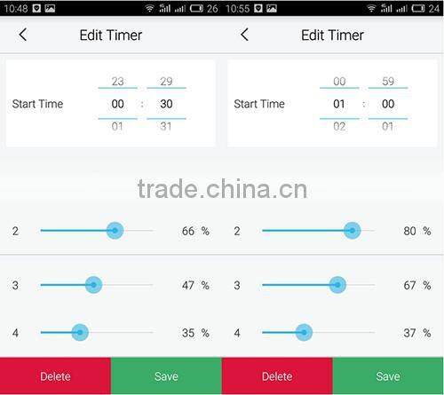 Marine led aquarium light fixture, 120w saltwater coral reef led aquarium light for 24inch 60cm reef tank