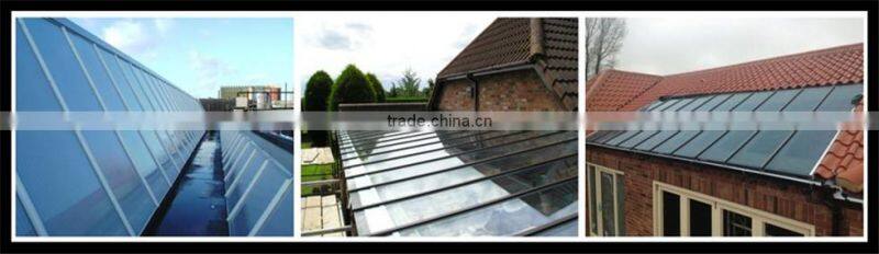 Green polycarbonate sheet for factory awning