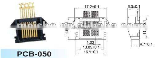 Universal stereo jack pcb mount
