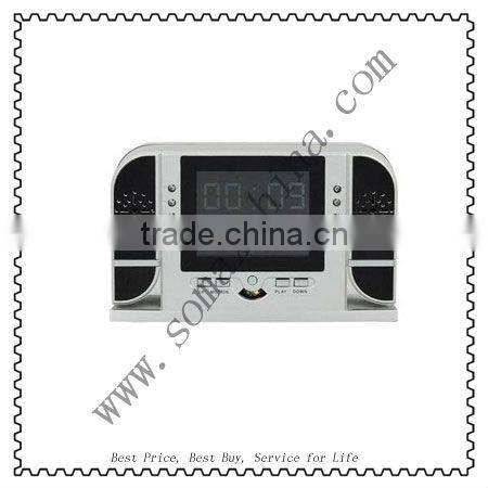 2.5 Inch 720p Night Vision Clock Camera Recorder With Remote Control