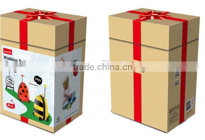 RASTAR designed patent battery travel luggage bag for kids with remote control