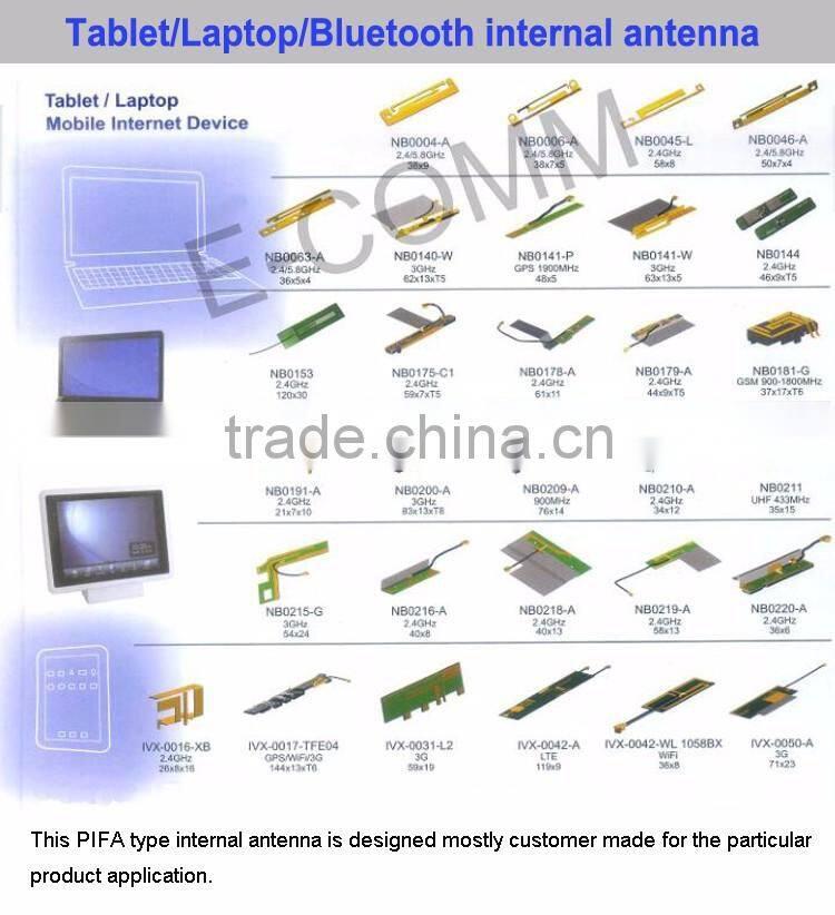 High quality 433Mhz built-in PCB antenna ipex connector 18cm long