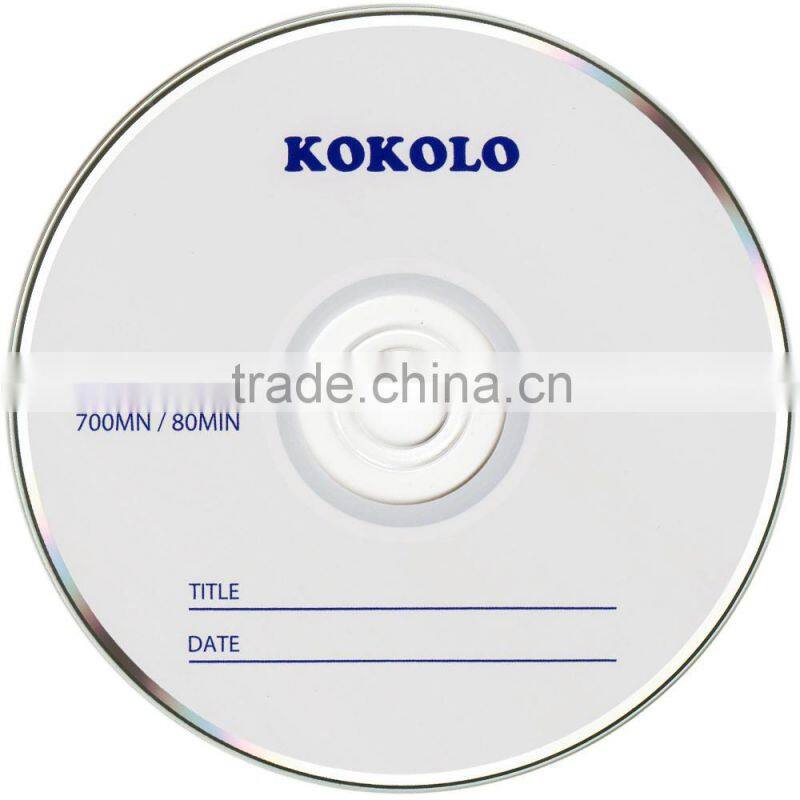 Taiwan A grade CD-R 52x manufacturing cd raw material