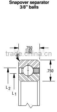U.S. Bearings Replace KF042CP0 Thin-section bearings (4.25x5.75x0.75 in) High precision Robotic Bearings