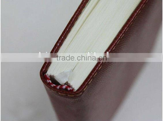 2016/2017 embossed leather or pu covers daily planner diary and notebooks