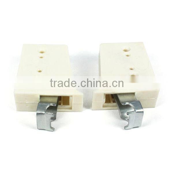 Plastic concealed cabinet hangers