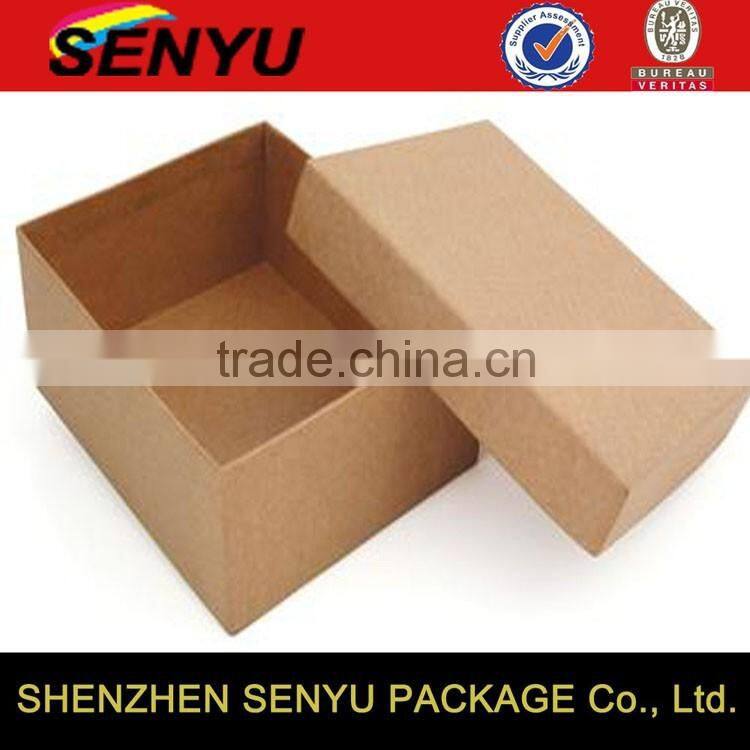 Wholesale Recycled Kraft Folding Paper Box Bottom and Lid