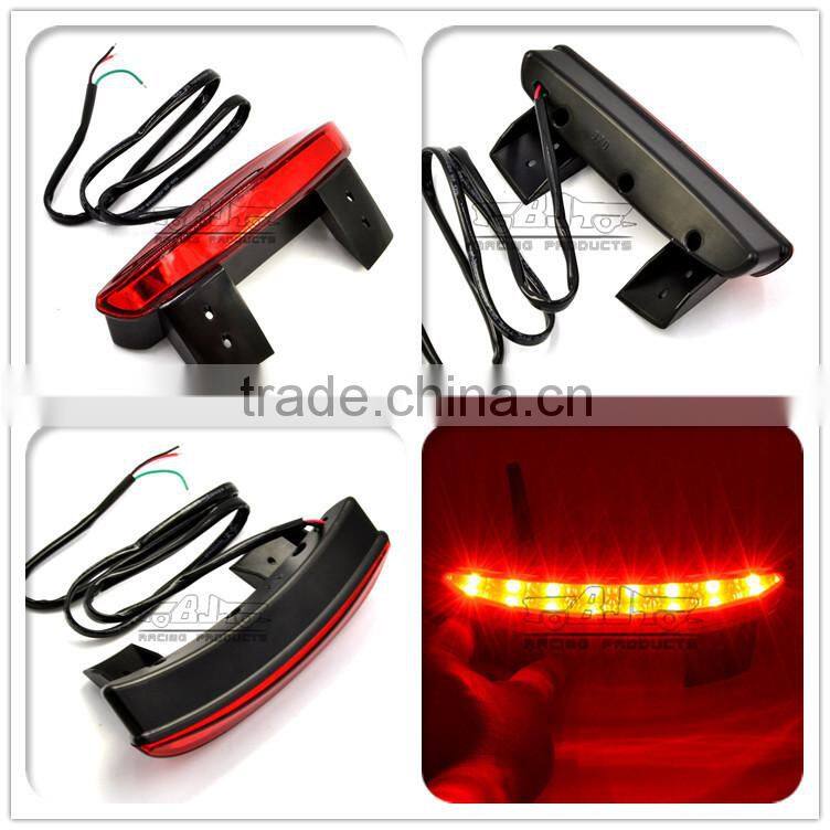 BJ-LPL-032 For Harley XL883N XL1200N/V/X Red Lens LED Chopped Motorcycle Fender Edge Tail Light