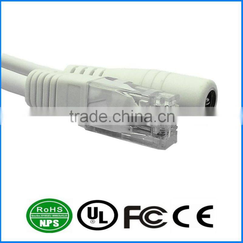 1 x RJ45 (UTP TX - RX 600M) w/DC Plug - Jack 15-U101P