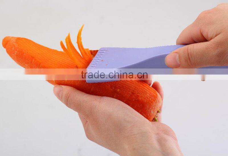 ABS+S/S 20*5 Kitchen tools 3in1 double fruit&vegetable peeler slicer and grater
