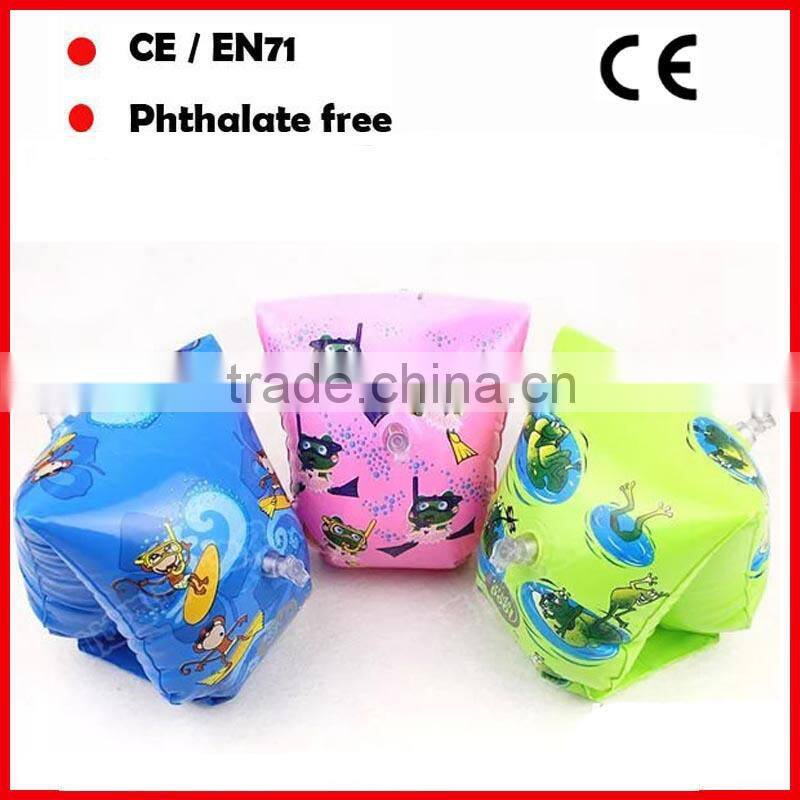 Kids PVC inflatable pool arm floats inflatable swimming arm rings