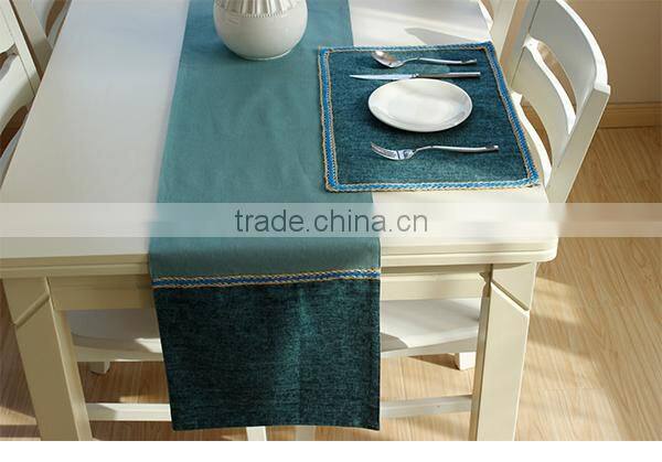Best selling consumer products fancy blue japanese table runner