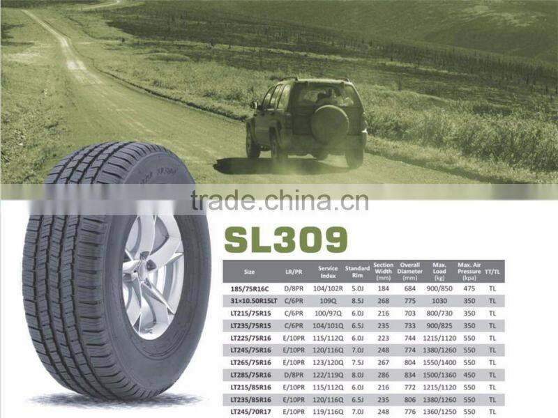 CHAOYANG WESTLAKE GOODRIDE BRAND mud tire LT285/75r16