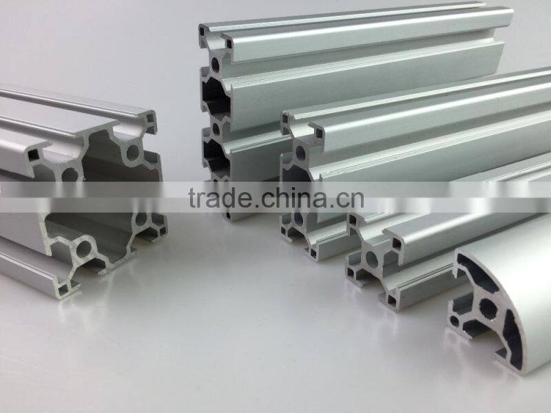 6063 t5 aluminum extruded profiles 30x30 r90