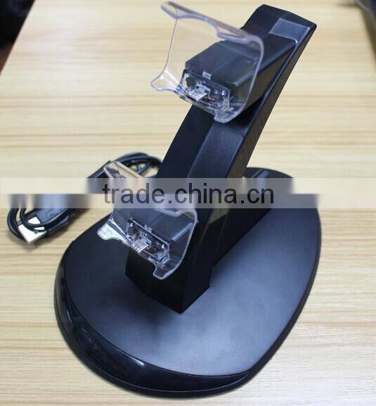 Factory direct sale controller charger stand for PS4 controller charger with led and IC