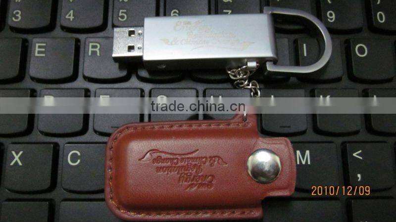 Leather USB flash disk,Promo usb flash