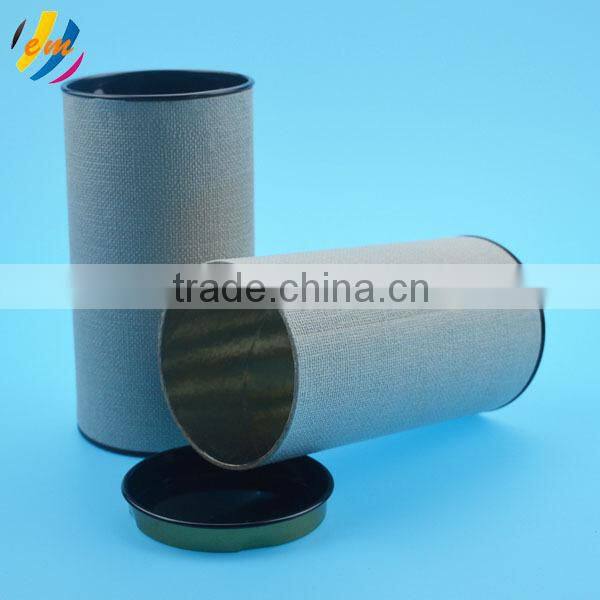 cardboard tube packaging metal lid