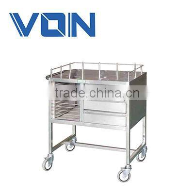 FC-45-1Stainless steel case history folder trolley
