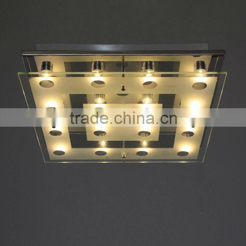 Popular led ceiling spot light &glass lamp D1202-13C