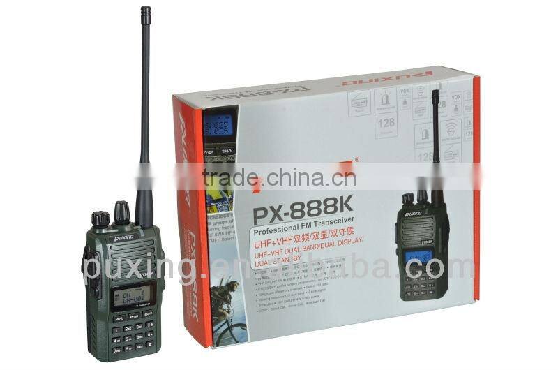 dual band two way radio PX-888K radio 5 tone