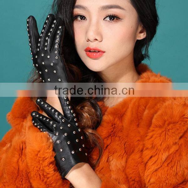 hot fashion noble sexy promotional customerized warm dear leather driving gloves for man