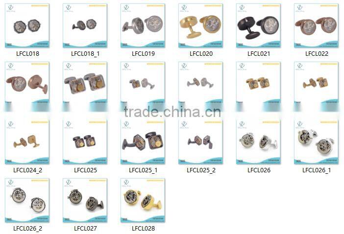 Top selling gold watch cufflink,copper cufflink for women,handmade cufflink