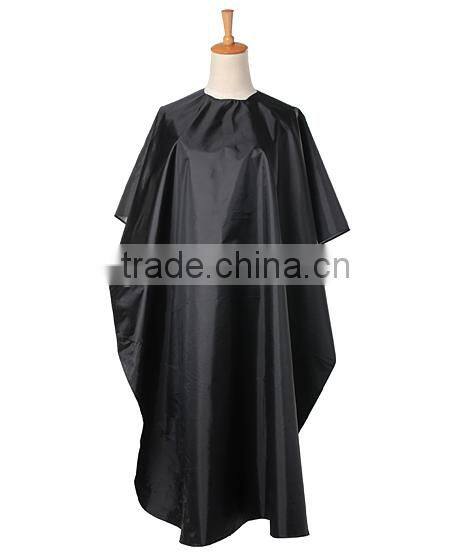 Black Waterproof Hair Cutting Gown Cape Hairdresser Cloth