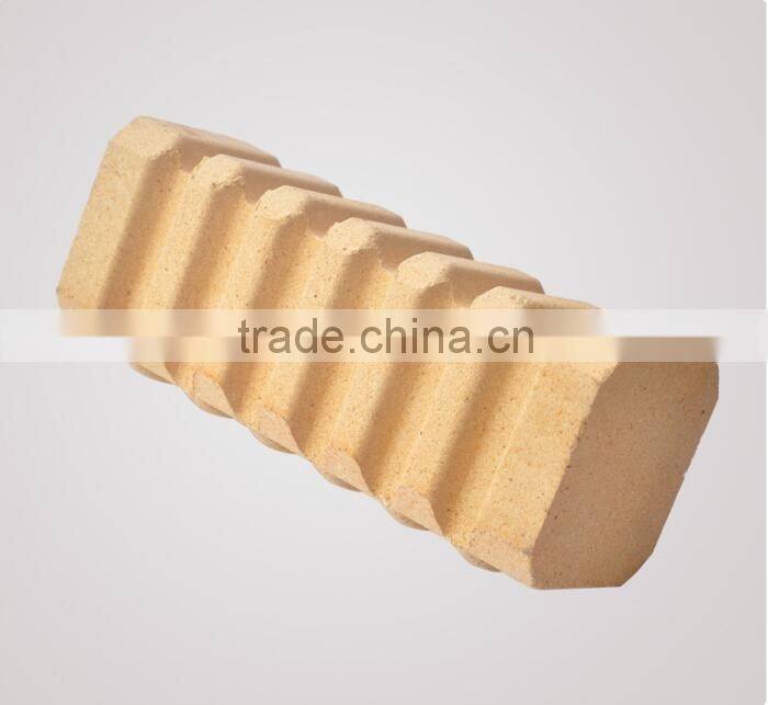 yellow Al2O3 refractory anchor shape bricks