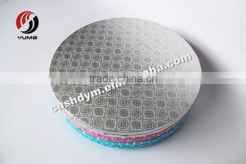 disposable round paper cardboard wholesale cake drums
