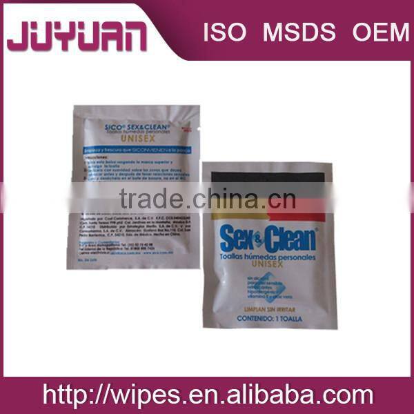 Hot Sell Alcohol Free Sex Delay Wet Tissue from Manufacture OEM