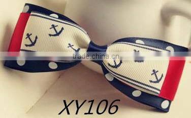 Girls Solid Color Hair Ribbon Bow Clip