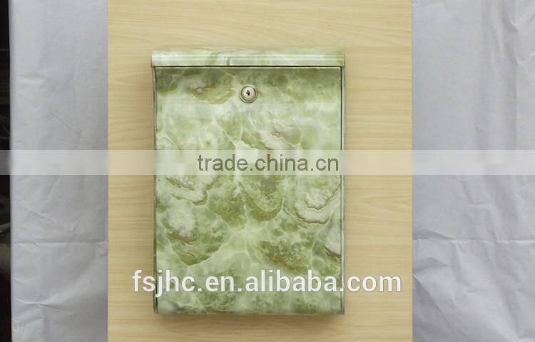 Foshan JHC-2001 Wall Mounted ABS Plastic Mailbox/Colurful Letterbox/Outside Lockable Postbox