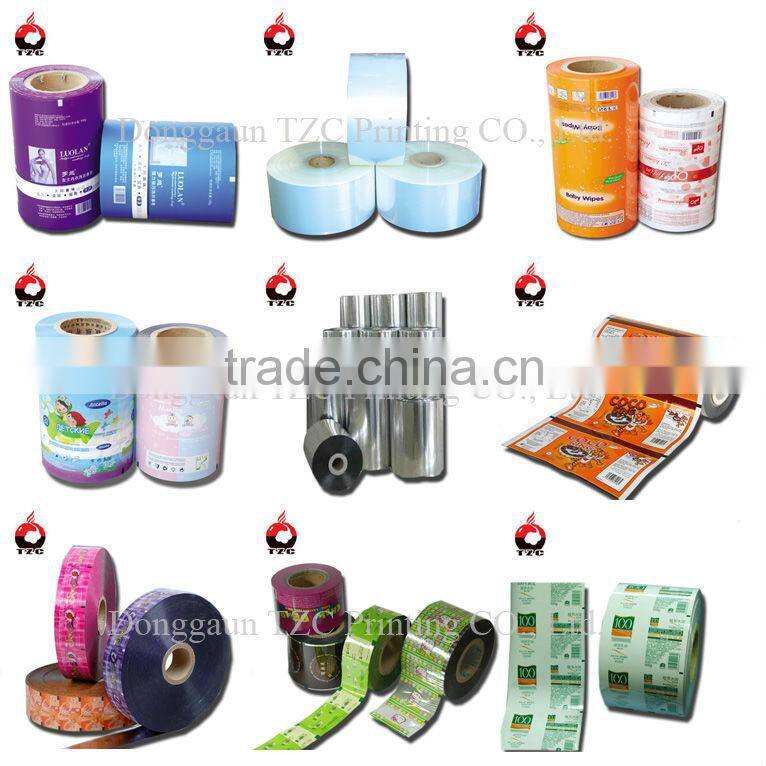 custom printing aluminum foil Plastic packaging bag for vitamin