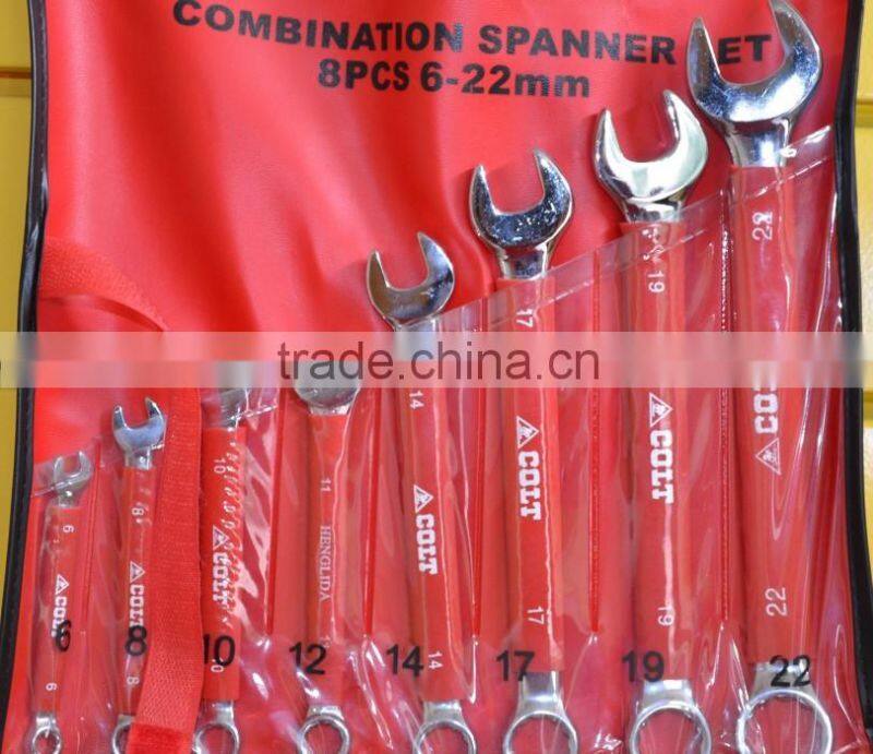 Double open wrench and spanner