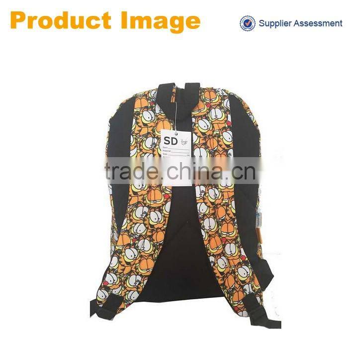 sannovo Hong Kong fair cute cartoon Garfield kids school bag set