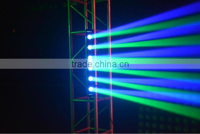 LED mini moving light 6x10w Cree LED with quad RGBW color