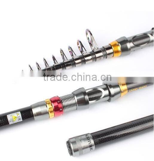 Portable Carbon Fiber Telescopic Fishing Rod Retractable Travel Spinning Fishing Pole ,Saltwater Boat Sea Rod