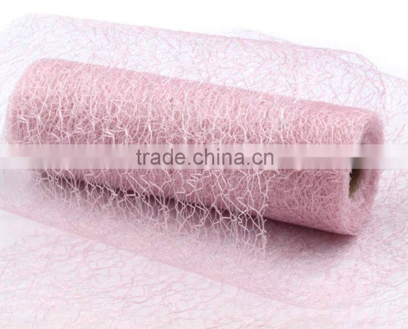 Decorative Fibre Net Roll for wrapping flowers and decorations
