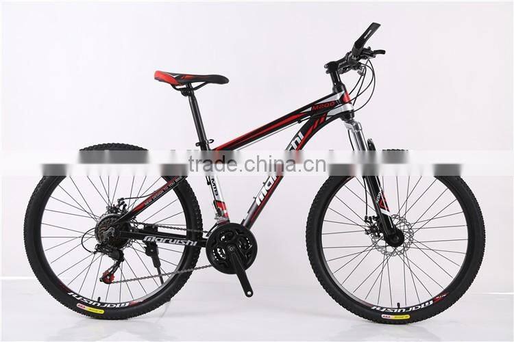 2016 hot bike Maruishi cheap aluminium alloy mountain bike MTB bike 26 size
