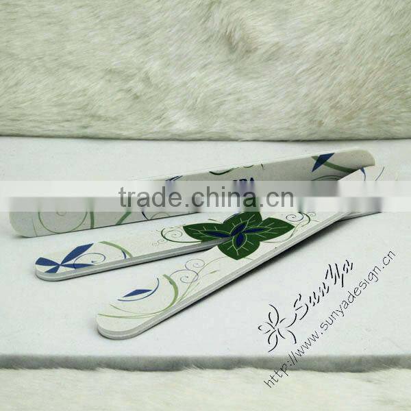 Black color printed nail file