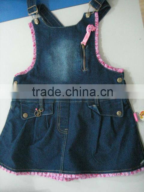 school girls denim dress
