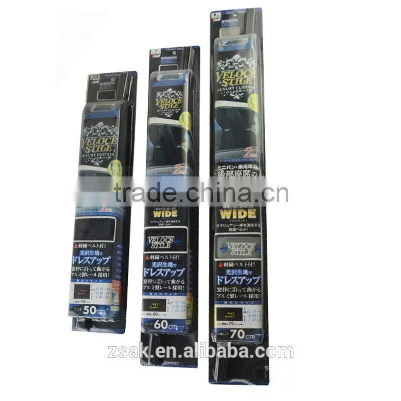 Polyester mesh fabric auto sunshade for car window