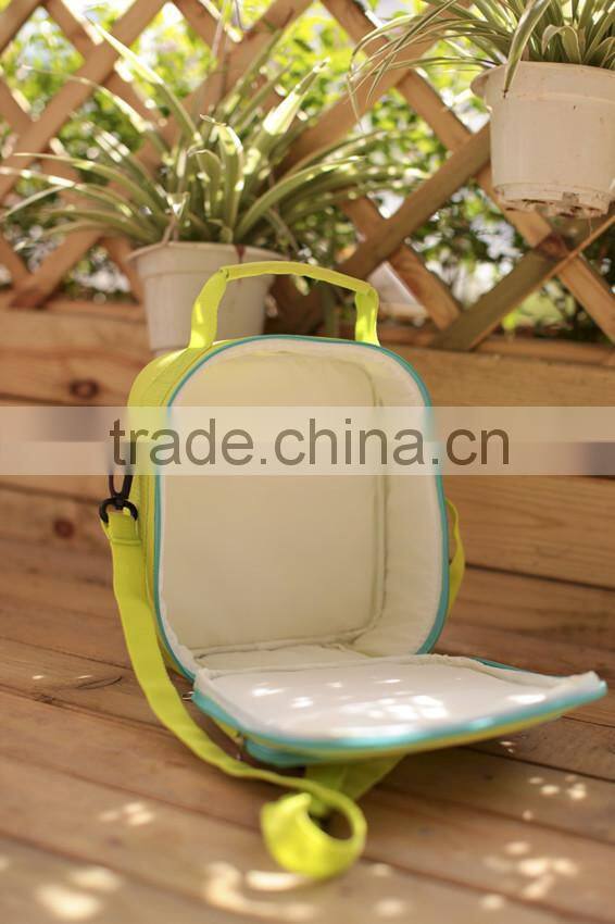 kids lunch bag with shoulder straps/kids insulated lunch bag