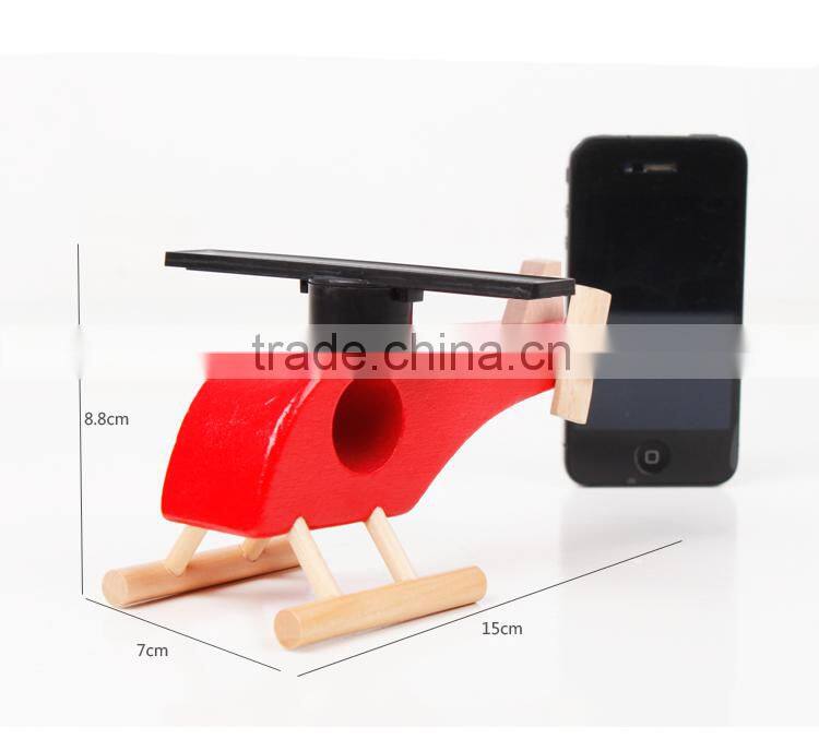 wooden solar energy powered Helicopter educational kit