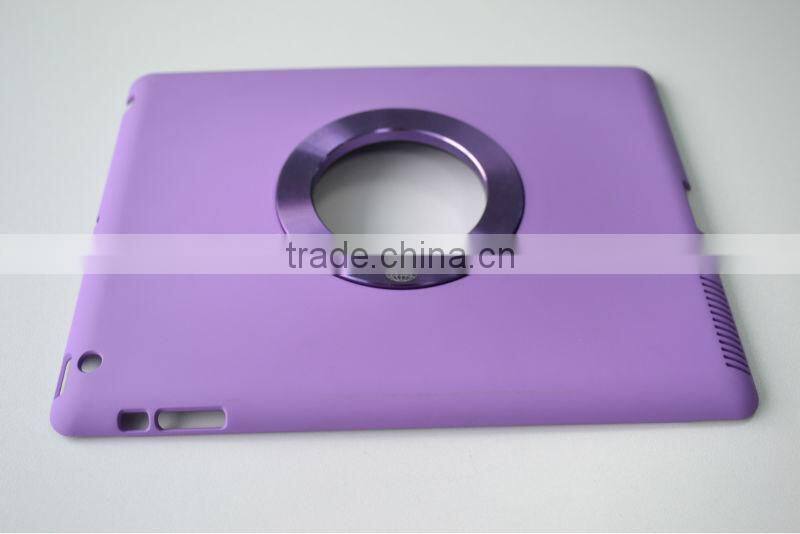 Top grade PC Case with Aluminum Stander for IPAD2/3/4